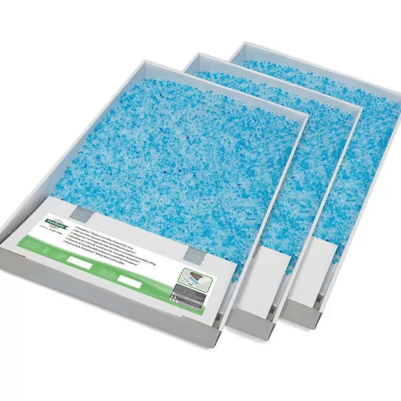 PetSafe Bac De Rechange Pour Liti Re Cristal Bleu Scoopfree (Pack De 3)