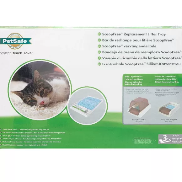 PetSafe Bac De Rechange Pour Liti Re Cristal Bleu Scoopfree (Pack De 3)