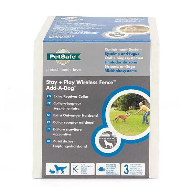 PetSafe Collier-R Cepteur Suppl Mentaire Add-A-Dog® Pour Le Syst Me Anti-Fugue Sans Fil Stay & Play® Wireless Fence