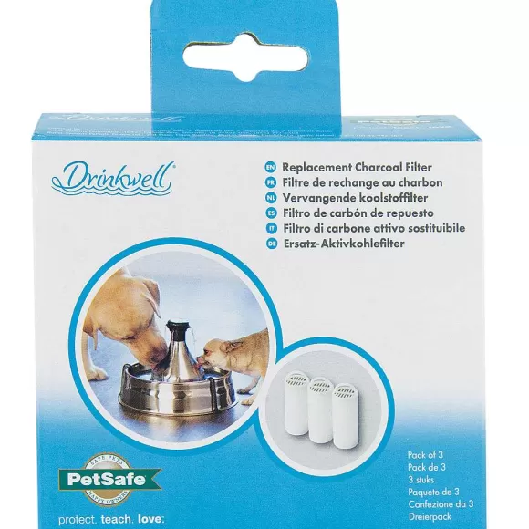 PetSafe Filtre Au Charbon De Rechange Drinkwell® Fontaines 360 Pour Animaux De Compagnie (Pack De 3)