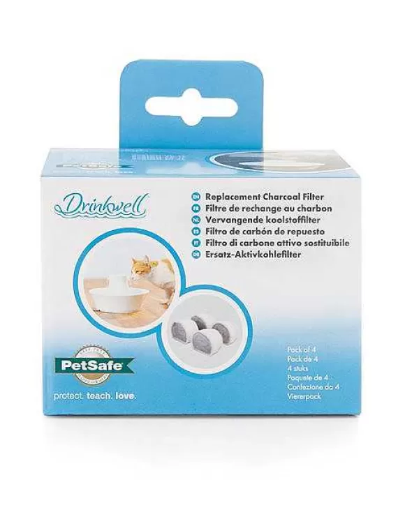 PetSafe Filtre Au Charbon De Rechange Drinkwell® Fontaines En C Ramique Pour Animaux De Compagnie (Pack De 4)