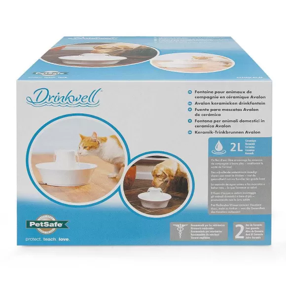 PetSafe Fontaine En C Ramique Pour Animaux De Compagnie Drinkwell® Avalon
