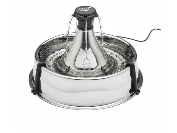 PetSafe Fontaine Pour Animaux De Compagnie En Acier Inoxydable 360 Drinkwell®