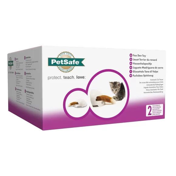 PetSafe Jouet Terrier Du Renard Jeu Casse-T Te Automatique Pour Chats